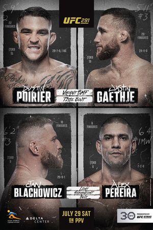 UFC 291: Poirier vs. Gaethje 2's poster