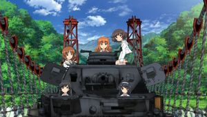 Girls und Panzer der Film's poster
