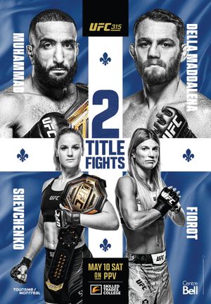 UFC 315: Muhammad vs. Della Maddalena's poster