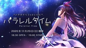 Tokino Sora 2nd Live "Parallel Time"'s poster