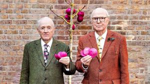The Pilgrimage of Gilbert and George's poster
