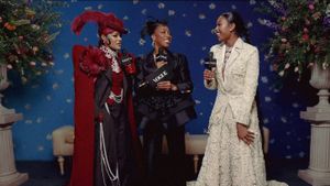 Live at the met gala 2025 with Vogue's poster