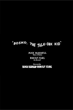 Bosko, the Talk-Ink Kid's poster
