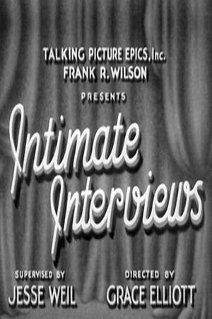 Intimate Interviews: Walter Huston's poster