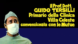 Il Prof. Dott. Guido Tersilli primario della Clinica Villa Celeste convenzionata con le mutue's poster