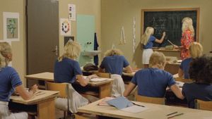 Six Swedish Girls in a Boarding School's poster