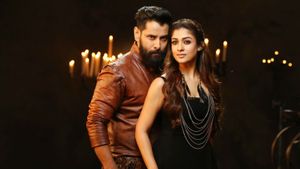 Irumugan's poster