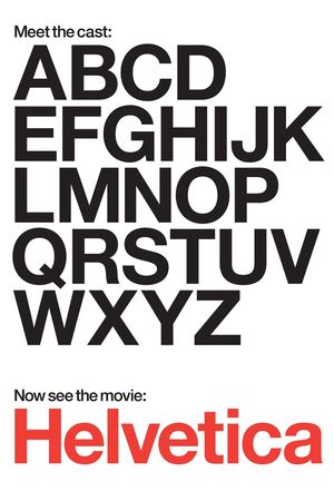 Helvetica's poster
