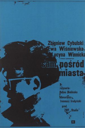 Sam posród miasta's poster