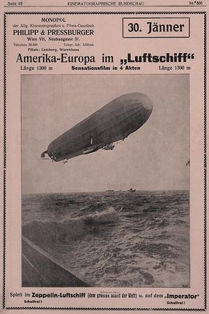 America to Europe in an Airship's poster