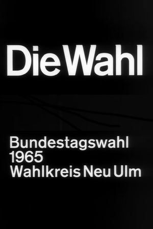 Die Wahl - Bundestagswahl 1965, Wahlkreis Neu-Ulm's poster