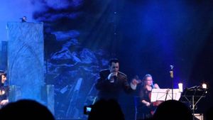 Blutengel ‎– Nachtbringer & Tränenherz Live's poster
