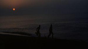 Figures in a Landscape's poster