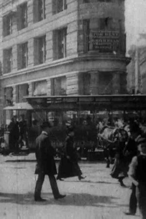 Panorama of the Flatiron Building's poster