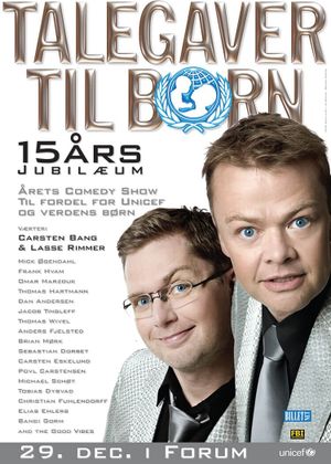 Talegaver til børn: 15 års jubilæum's poster