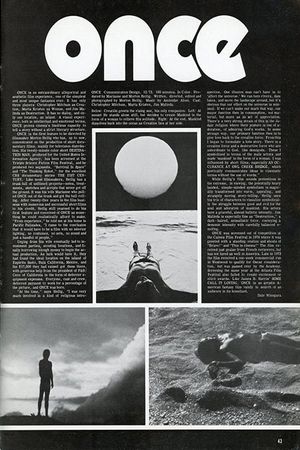 Once's poster