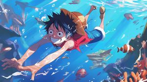 One Piece "3D2Y": Overcome Ace's Death! Luffy's Vow to his Friends's poster