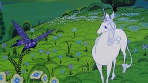 The Last Unicorn's poster