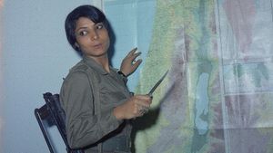 Leila Khaled: Hijacker's poster