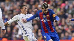 Ronaldo vs. Messi's poster