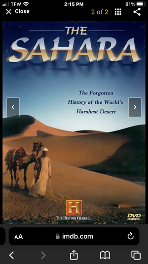 The Sahara: The Forgotten History of the World's Harshest Desert's poster