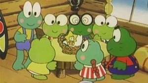 Keroppi in the Christmas Eve Gift's poster