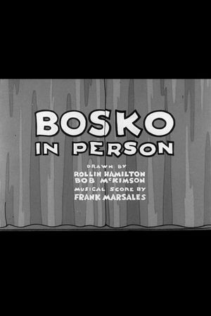 Bosko in Person's poster
