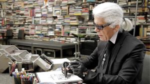 Karl Lagerfeld Sketches His Life's poster