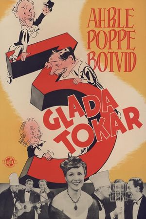 Tre glada tokar's poster