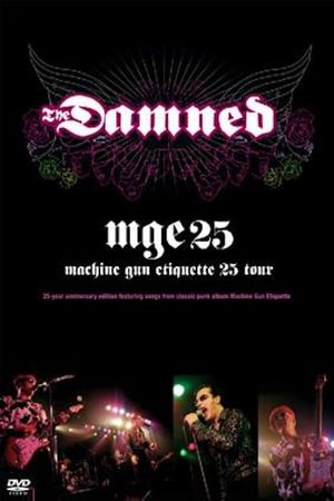 The Damned - Machine Gun Etiquette - 25th Tour's poster