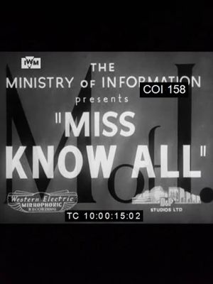 Miss Knowall's poster