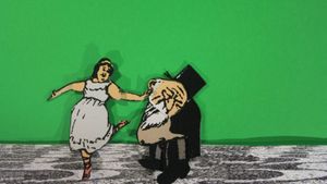 Gimpel Beynish Goes to America's poster