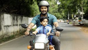 Laththi's poster