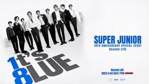 SUPER JUNIOR 18TH ANNIVERSARY SPECIAL EVENT <1t’s 8lue>'s poster