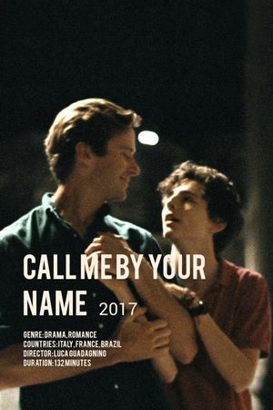 Call Me by Your Name's poster