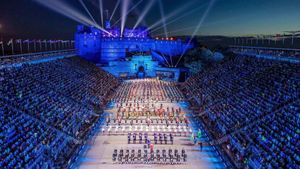 The Royal Edinburgh Military Tattoo 2023's poster