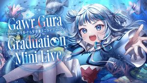 Graduation 3D Mini Live - Gawr Gura's poster