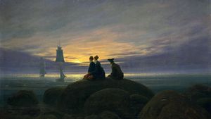 Caspar David Friedrich - Die Entdeckung der Unendlichkeit's poster