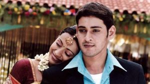Athadu's poster