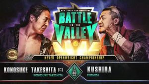 NJPW Battle in the Valley's poster