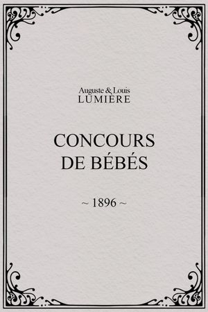 Concours de bébés's poster