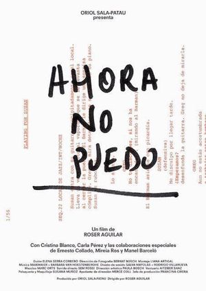 Ahora no puedo's poster