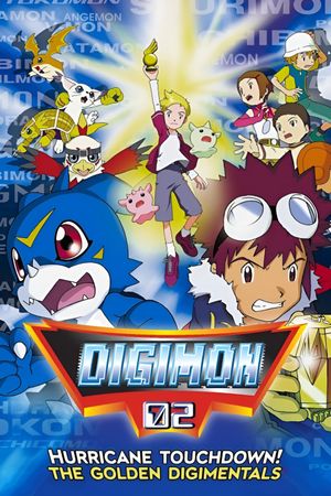 Digimon Adventure 02: Hurricane Touchdown!! The Golden Digimentals's poster