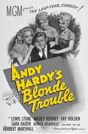Andy Hardy's Blonde Trouble's poster