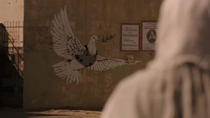 Where Olive Trees Weep's poster