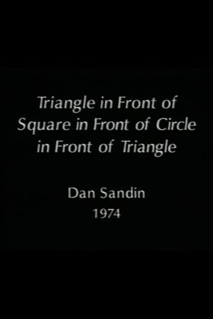 Triangle in Front of Square in Front of Circle in Front of Triangle's poster