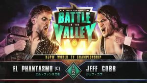 NJPW Battle in the Valley's poster