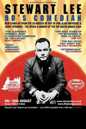 Stewart Lee: 90s Comedian's poster