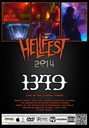 1349 - Live at Hellfest, Clisson, FRA 2014's poster