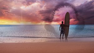 Shark vs. Surfer's poster